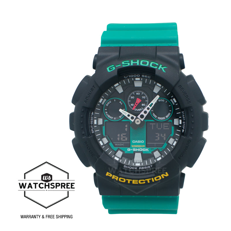 Casio G-Shock GA-100 Lineup Mix Tape Series Watch GA100MT-1A3 GA-100MT-1A3