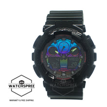 Load image into Gallery viewer, Casio G-Shock GA-100 Lineup Virtual Rainbow Series Watch GA100RGB-1A GA-100RGB-1A
