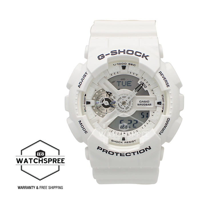 Casio G-Shock White Theme Special Color Model Watch GA110MW-7A GA-110MW-7A
