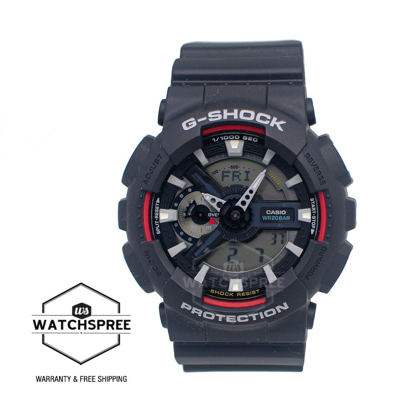 Casio G-Shock GA-110 Lineup Iconic Styles Model Bio-Based Black Resin ...