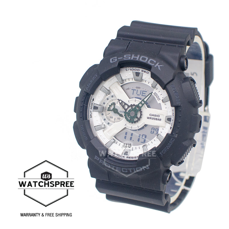 Casio G-Shock GA-110 Lineup Black and Brilliant White Series Watch ...