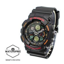 Load image into Gallery viewer, Casio G-Shock Standard Analog-Digital GA series Black Resin Band Watch GA140-1A4 GA-140-1A4

