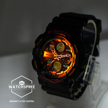Load image into Gallery viewer, Casio G-Shock Standard Analog-Digital GA series Black Resin Band Watch GA140-1A4 GA-140-1A4
