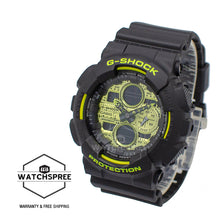 Load image into Gallery viewer, Casio G-Shock Special Color GA-140 Series Matte Black Resin Band Watch GA140DC-1A GA-140DC-1A
