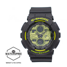 Load image into Gallery viewer, Casio G-Shock Special Color GA-140 Series Matte Black Resin Band Watch GA140DC-1A GA-140DC-1A
