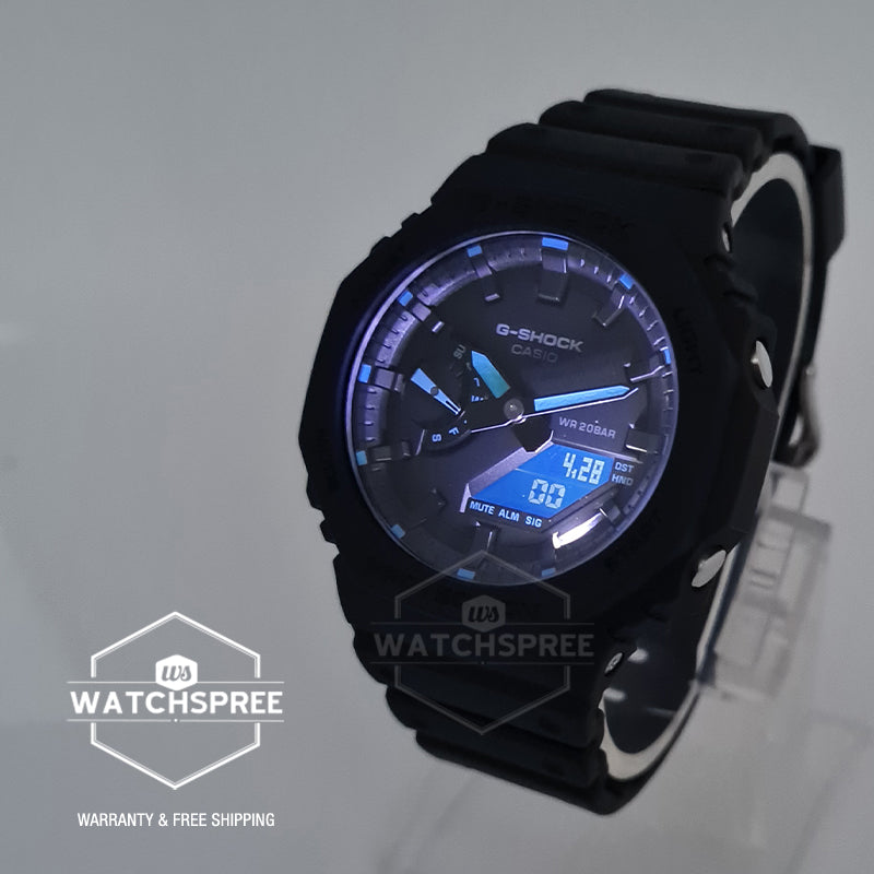 Casio G-Shock Carbon Core Guard Structure Black Resin Band Watch GA2100-1A2 GA-2100-1A2