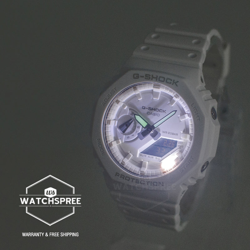 Casio G-Shock GA-2100 Lineup Carbon Core Guard Structure Tone-on-Tone Series Watch GA2100-7A7 GA-2100-7A7