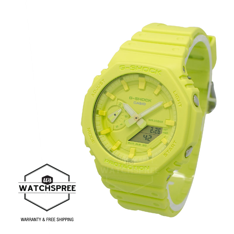 Casio G-Shock GA-2100 Lineup Carbon Core Guard Structure Tone-on-Tone Series Watch GA2100-9A9 GA-2100-9A9