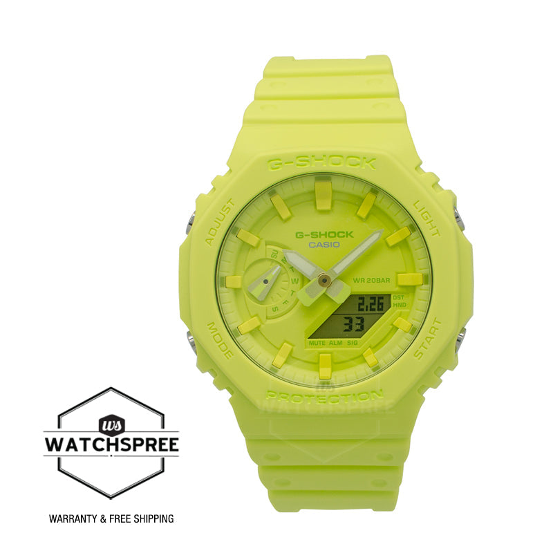 Casio G-Shock GA-2100 Lineup Carbon Core Guard Structure Tone-on-Tone Series Watch GA2100-9A9 GA-2100-9A9