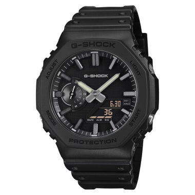Casio G-Shock GA-2100 Lineup Carbon Core Guard Structure Luxe Black Series Bio-Based Black Resin Band Watch GA2100LXB-1A GA-2100LXB-1A