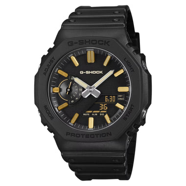 Casio G-Shock GA-2100 Lineup Carbon Core Guard Structure Luxe Black Series Bio-Based Black Resin Band Watch GA2100LXB-1A9 GA-2100LXB-1A9