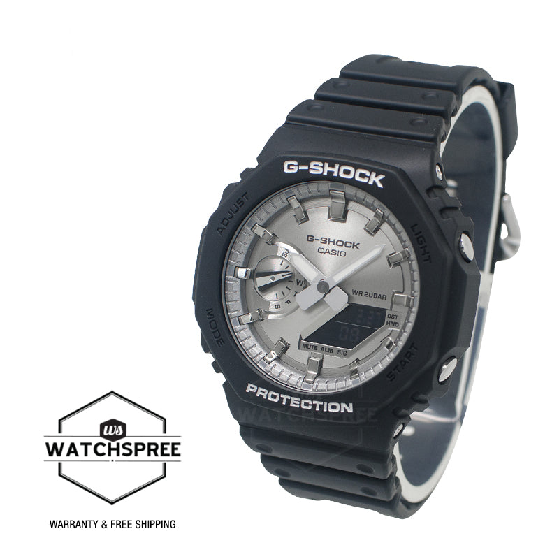 Casio G-Shock GA-2100 Lineup Carbon Core Guard Structure Gold & Silver Series Watch GA2100SB-1A GA-2100SB-1A