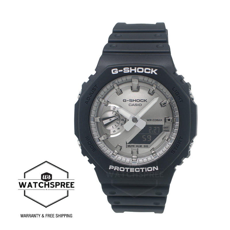 Casio G-Shock GA-2100 Lineup Carbon Core Guard Structure Gold & Silver Series Watch GA2100SB-1A GA-2100SB-1A