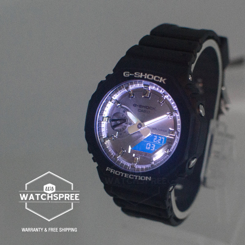 Casio G-Shock GA-2100 Lineup Carbon Core Guard Structure Gold & Silver Series Watch GA2100SB-1A GA-2100SB-1A