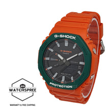 Load image into Gallery viewer, Casio G-Shock GA-2100 Lineup Carbon Core Guard Structure Popular Spirited Colours Orange Resin Band Watch GA2110SC-4A GA-2110SC-4A
