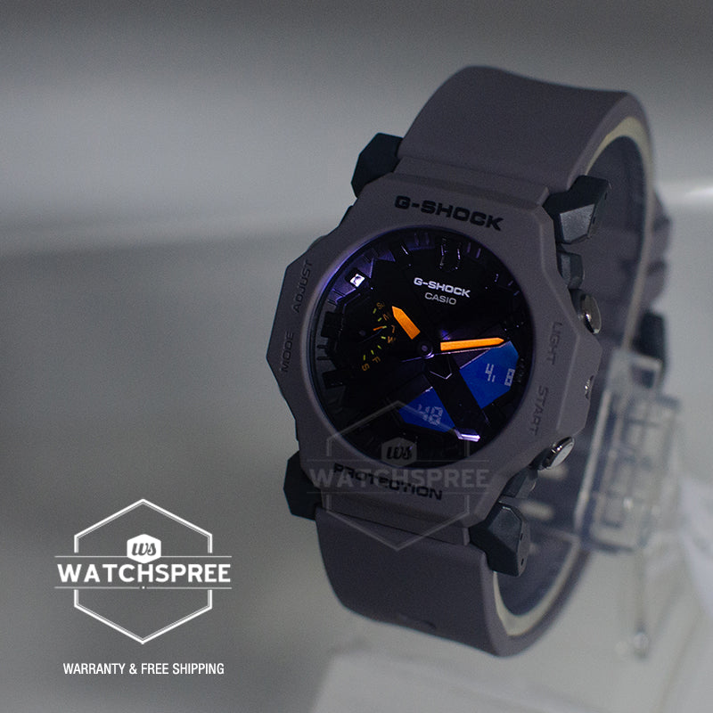 Casio G-Shock GA-2300 Lineup Minimalist Design Dark Grey Resin Band Watch GA2300-8A GA-2300-8A
