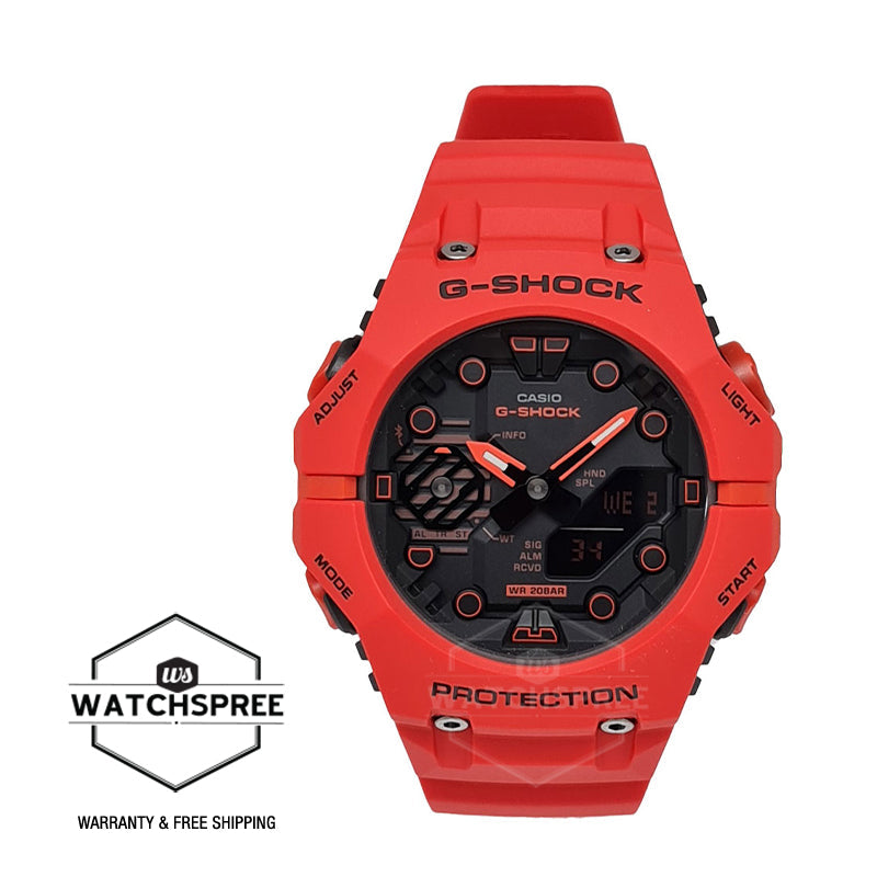 Casio G-Shock GA-B001 Lineup Carbon Core Guard Structure Bluetooth Red Band Watch GAB001-4A GA-B001-4A