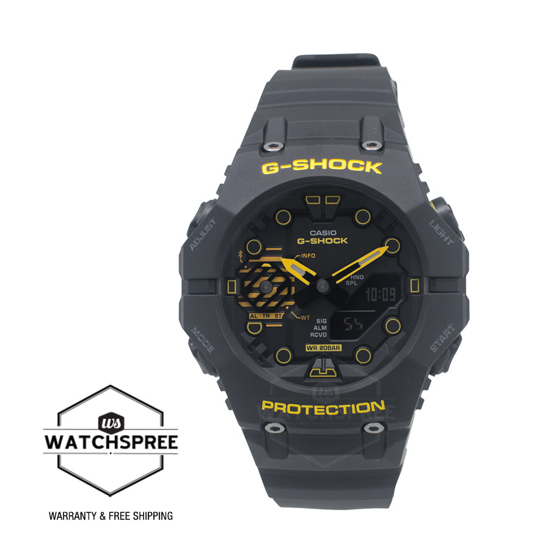 Casio G-Shock GA-B001 Lineup Caution Yellow Series Carbon Core Guard Bluetooth Watch GAB001CY-1A GA-B001CY-1A