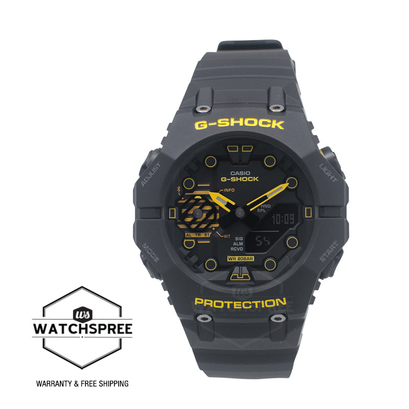 Casio G-Shock GA-B001 Lineup Caution Yellow Series Carbon Core Guard Structure Bluetooth®  Watch GAB001CY-1A GA-B001CY-1A