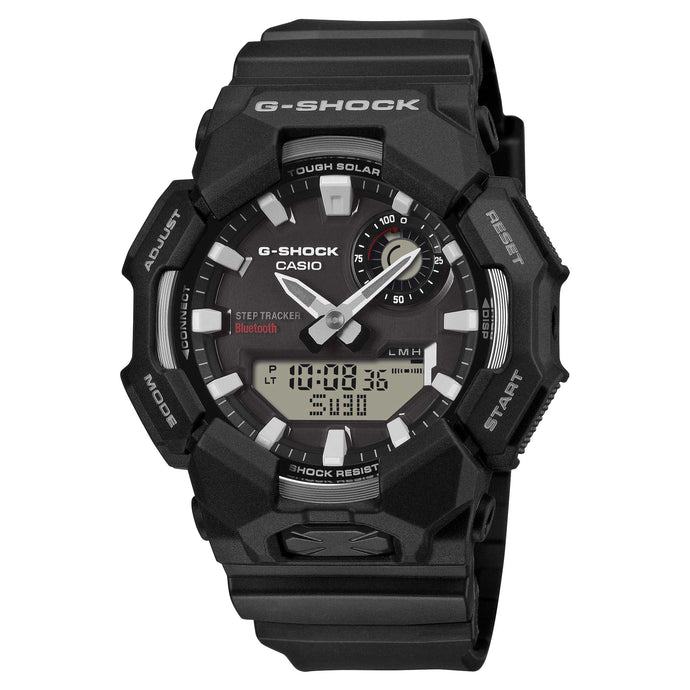 Casio G-Shock GA-B010 Lineup Bluetooth Tough Solar Step Tracker Bio-Based Black Resin Band Watch GAB010-1A GA-B010-1A