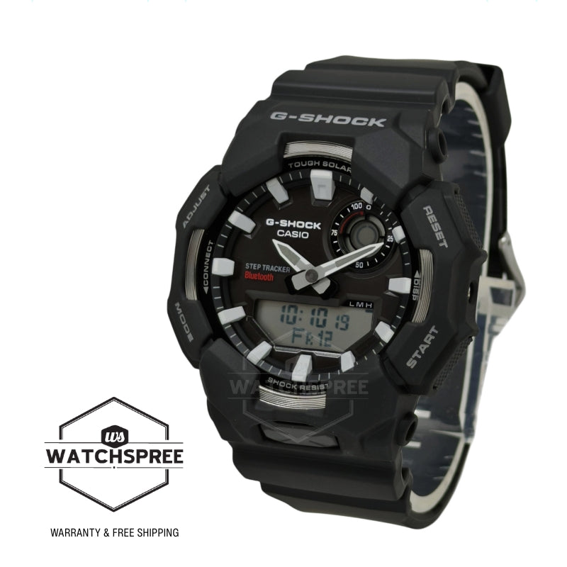 Casio G-Shock GA-B010 Lineup Bluetooth Tough Solar Step Tracker Bio-Based Black Resin Band Watch GAB010-1A GA-B010-1A
