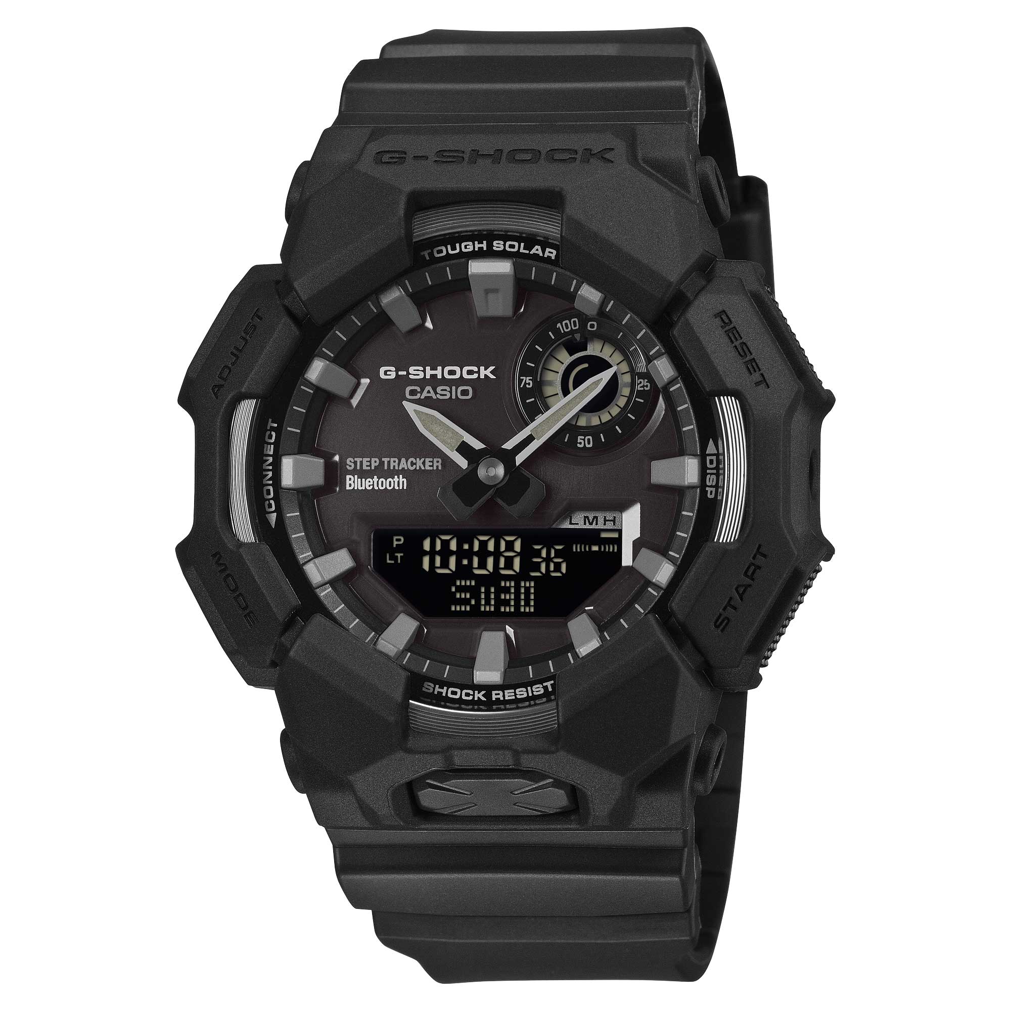 Casio G-Shock GA-B010 Lineup Bluetooth Tough Solar Step Tracker Bio-Based Black Resin Band Watch GAB010-1A1 GA-B010-1A1