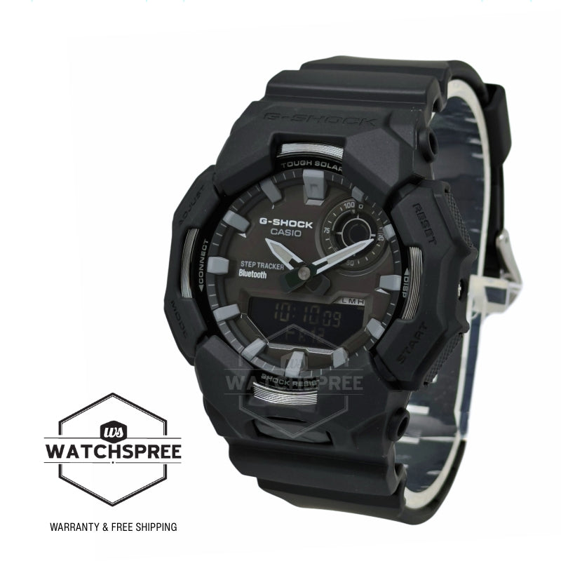 Casio G-Shock GA-B010 Lineup Bluetooth Tough Solar Step Tracker Bio-Based Black Resin Band Watch GAB010-1A1 GA-B010-1A1
