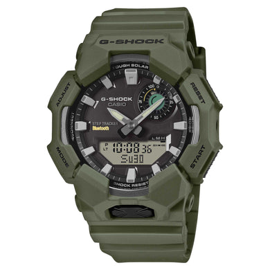 Casio G-Shock GA-B010 Lineup Bluetooth Tough Solar Step Tracker Bio-Based Olive Green Resin Band Watch GAB010-3A GA-B010-3A