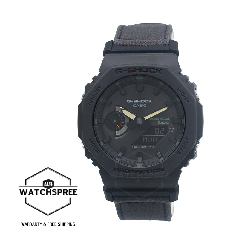Casio G-Shock GA-2100 Lineup Carbon Core Guard Structure Bluetooth® Solar Powered Watch GAB2100CT-1A5 GA-B2100CT-1A5