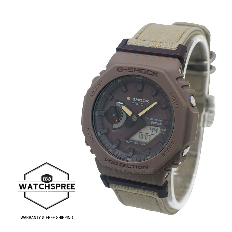 Casio G-Shock GA-2100 Lineup Carbon Core Guard Structure Bluetooth Solar Watch GAB2100CT-5A GA-B2100CT-5A