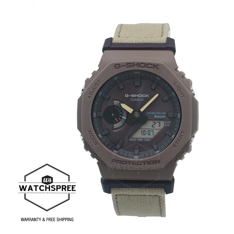 Casio G-Shock GA-2100 Lineup Carbon Core Guard Structure Bluetooth Solar Watch GAB2100CT-5A GA-B2100CT-5A