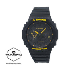 Load image into Gallery viewer, Casio G-Shock GA-2100 Lineup Caution Yellow Series Carbon Core Guard Structure Bluetooth® Solar Powered Watch GAB2100CY-1A GA-B2100CY-1A
