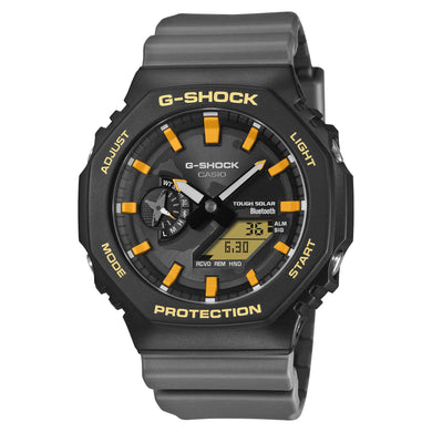 Casio G-Shock GA-2100 Lineup Charles Darwin Foundation Collaboration Model Carbon Core Guard Structure Bluetooth Solar Powered Bio-Based Black Resin Band Watch GAB2100DF-1A GA-B2100DF-1A