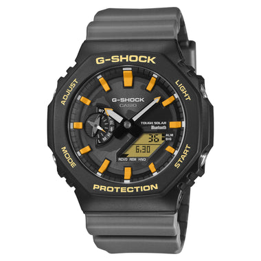 Casio G-Shock GA-2100 Lineup Charles Darwin Foundation Collaboration Model Carbon Core Guard Structure Bluetooth Solar Powered Bio-Based Black Resin Band Watch GAB2100DF-1A GA-B2100DF-1A