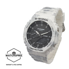 Load image into Gallery viewer, Casio G-Shock Frozen Forest Carbon Core Guard Structure White Camouflage Pattern Resin Band Watch GAE2100GC-7A GAE-2100GC-7A

