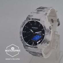 Load image into Gallery viewer, Casio G-Shock Frozen Forest Carbon Core Guard Structure White Camouflage Pattern Resin Band Watch GAE2100GC-7A GAE-2100GC-7A
