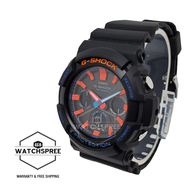 Casio G-Shock City Camouflage Series GAS-100 Lineup Black Resin Band Watch GAS100CT-1A GAS-100CT-1A