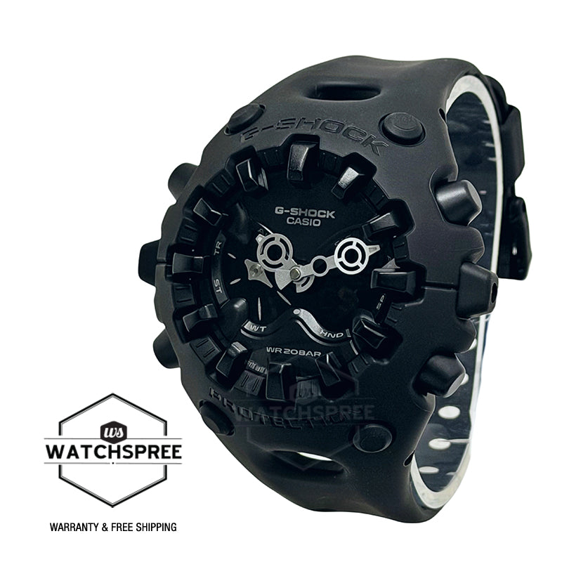 Casio G-Shock GAV-01 Lineup Cool Eyes Series Matte Black Resin Band Watch GAV01-1A GA-V01-1A