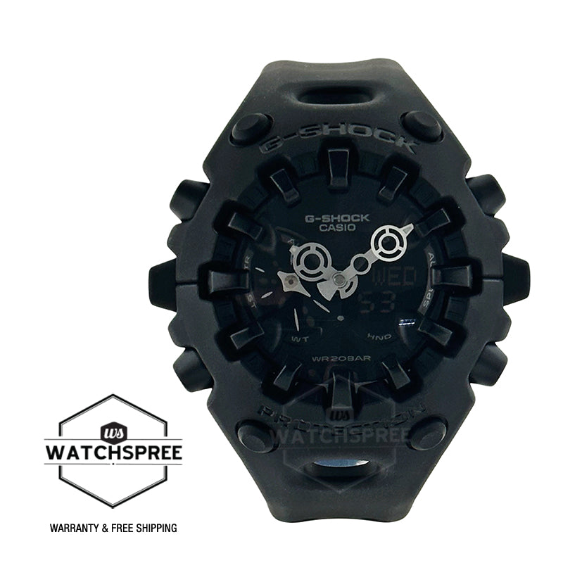 Casio G-Shock GAV-01 Lineup Cool Eyes Series Matte Black Resin Band Watch GAV01-1A GA-V01-1A