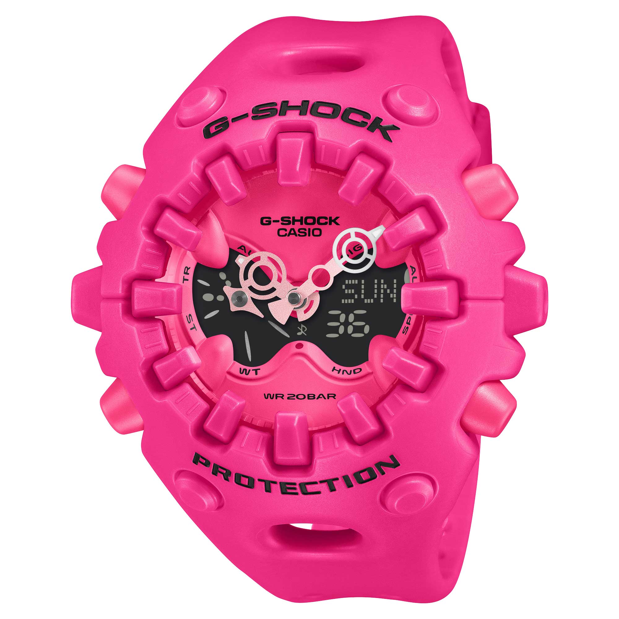 Casio G-Shock GAV-01 Lineup Cool Eyes Series Pink Resin Band Watch GAV01-4A GA-V01-4A
