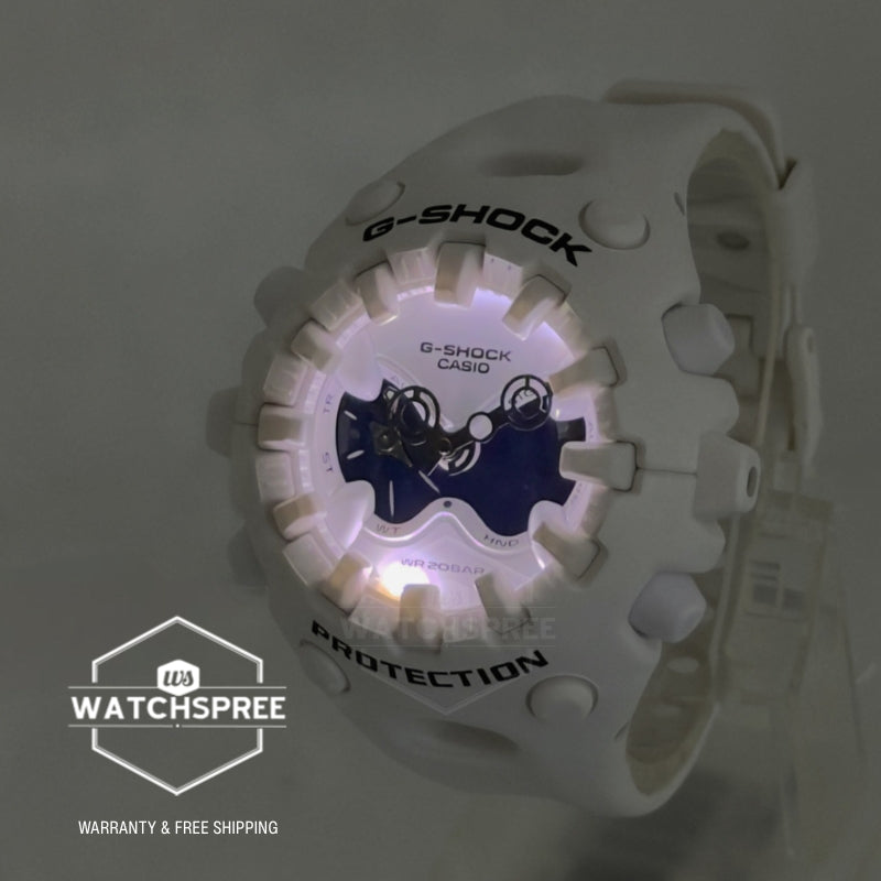 Casio G-Shock GAV-01 Lineup Cool Eyes Series White Resin Band Watch GAV01-7A GA-V01-7A