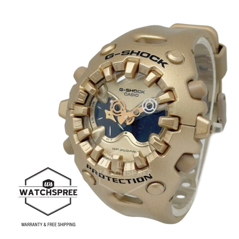Casio G-Shock GAV-01 Lineup Cool Eyes Series Metallic Gold Resin Band Watch GAV01A-9A GA-V01A-9A