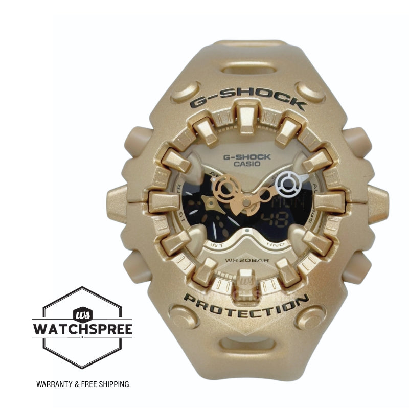 Casio G-Shock GAV-01 Lineup Cool Eyes Series Metallic Gold Resin Band Watch GAV01A-9A GA-V01A-9A
