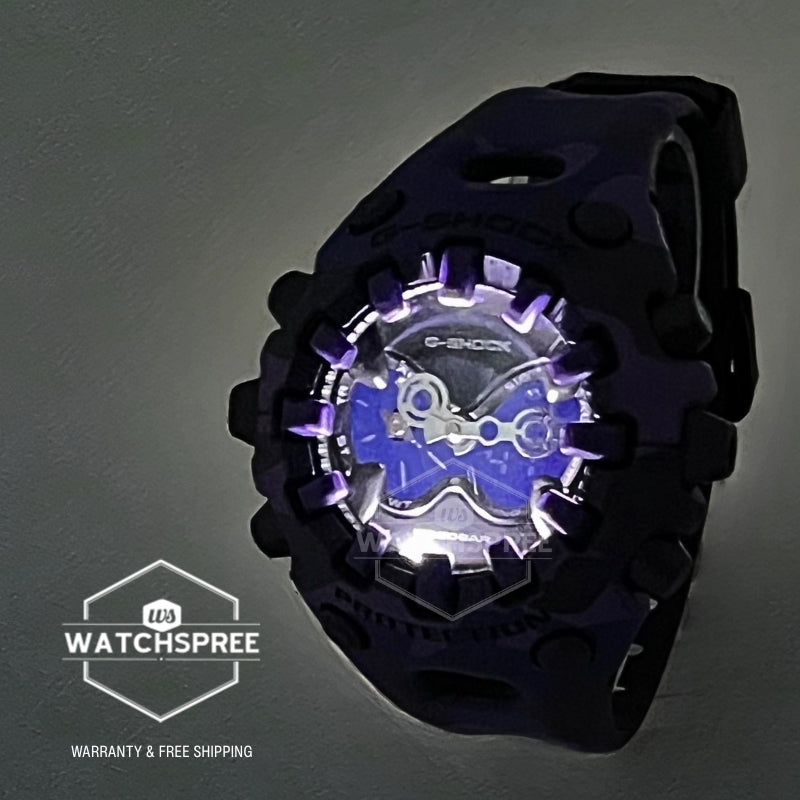 Casio G-Shock GAV-01 Lineup Bold Camo Series Camouflage Purple Resin Band Watch GAV01CMG-6A GA-V01CMG-6A