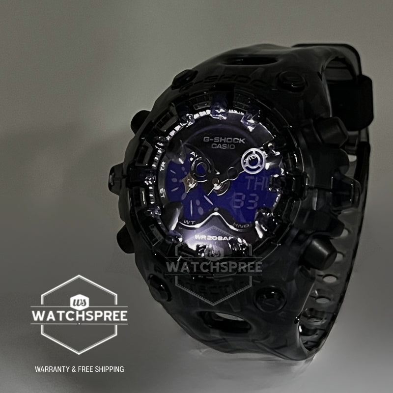 Casio G-Shock GAV-01 Lineup Transparent Pack Series Semi-Transparent Grey Resin Band Watch GAV01SKE-8A GA-V01SKE-8A