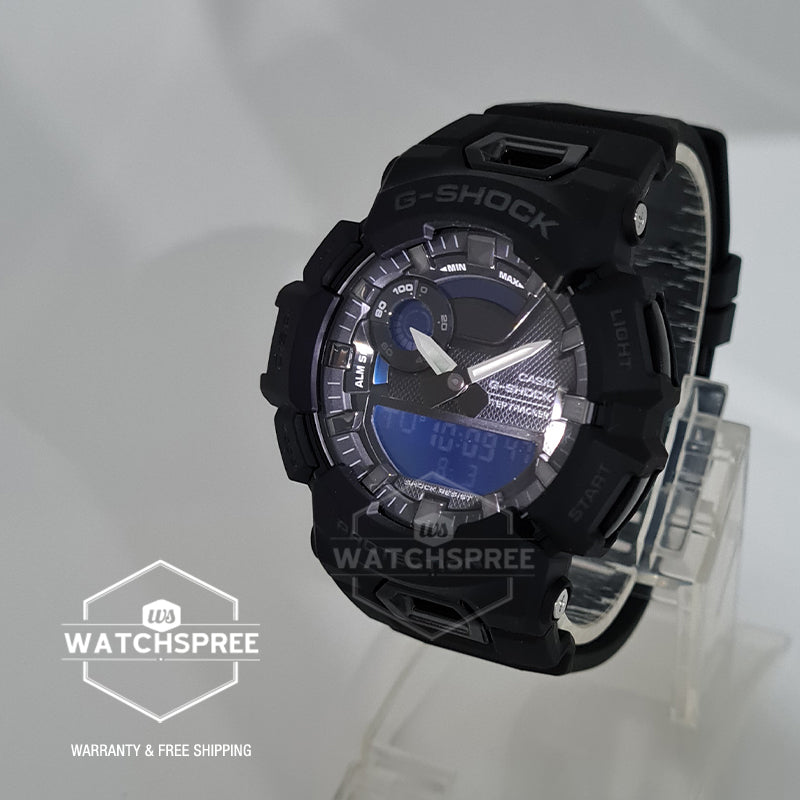 Casio G-Shock G-SQUAD Bluetooth Black Resin Band Watch GBA900-1A GBA-900-1A