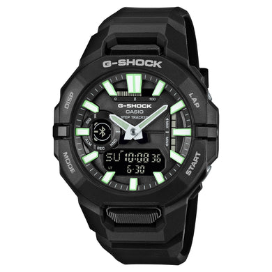 Casio G-Shock GBA-950 Lineup G-SQUAD Bluetooth Dual Time Bio-Based Black Resin Band Watch GBA950-1A GBA-950-1A