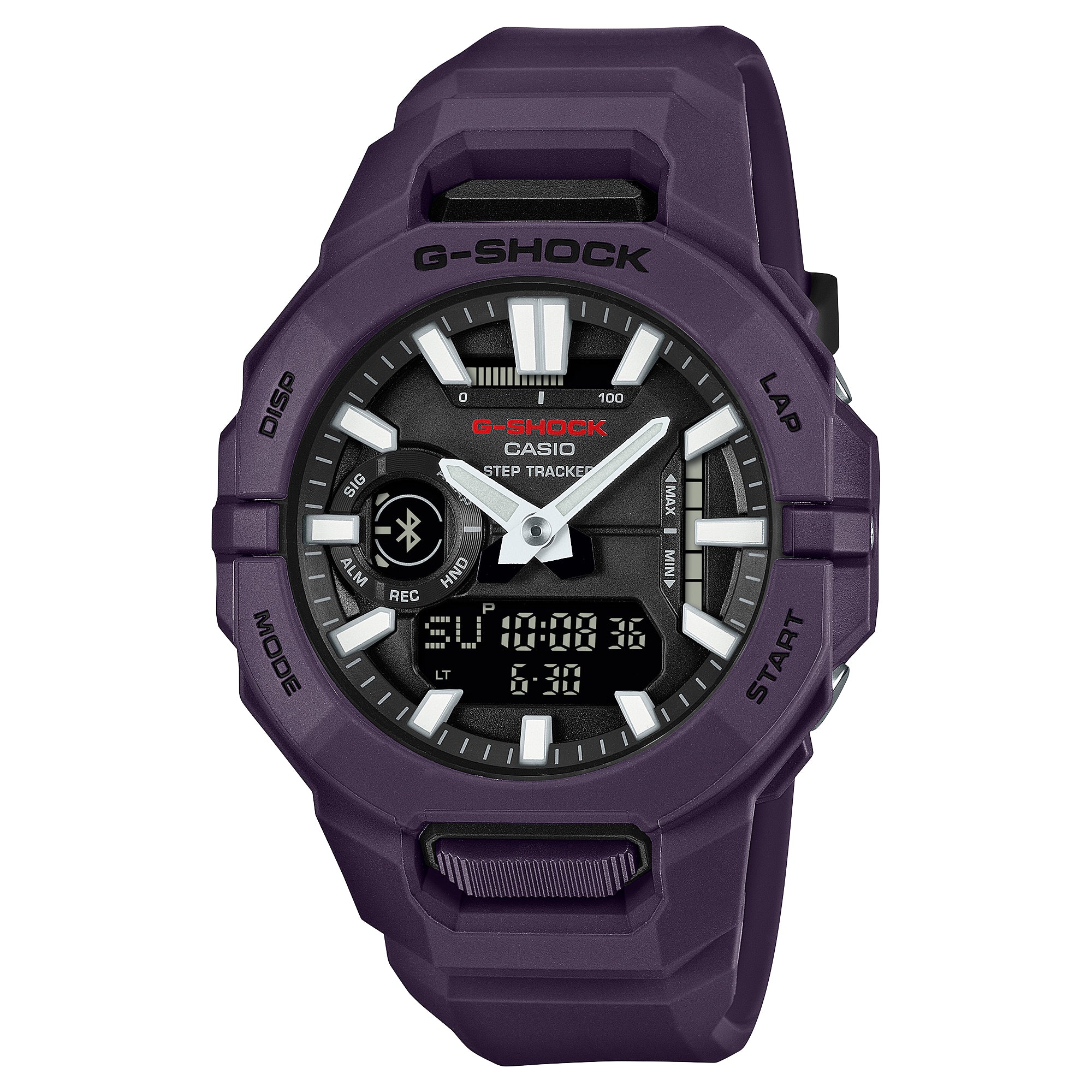 Casio G-Shock GBA-950 Lineup G-SQUAD Bluetooth Dual Time Bio-Based Indigo Resin Band Watch GBA950-2A GBA-950-2A