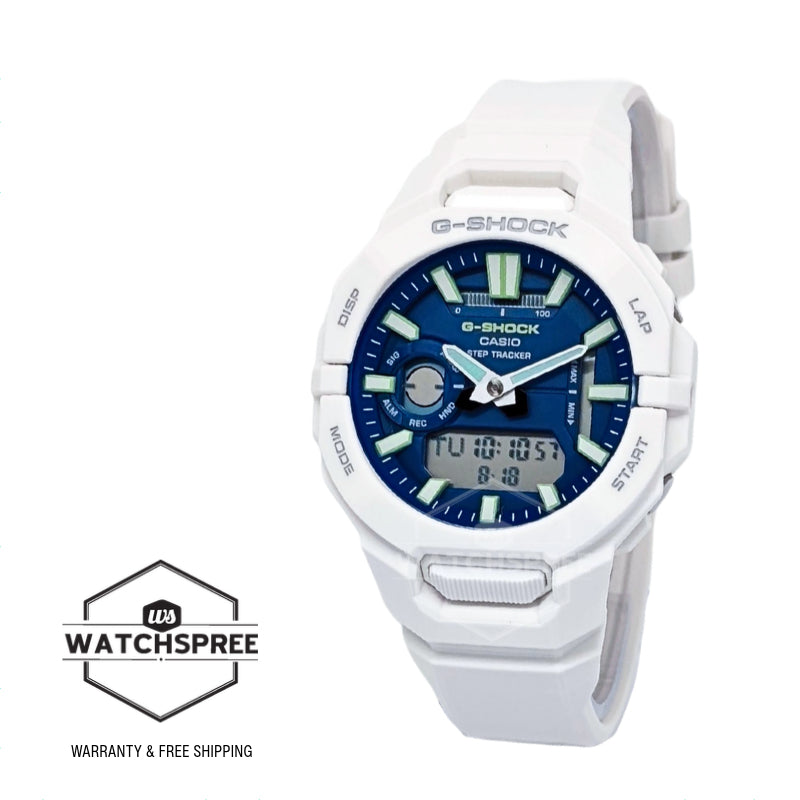 Casio G-Shock GBA-950 Lineup G-SQUAD Bluetooth¶¸ Dual Time Bio-Based White Resin Band Watch GBA950-7A2 GBA-950-7A2