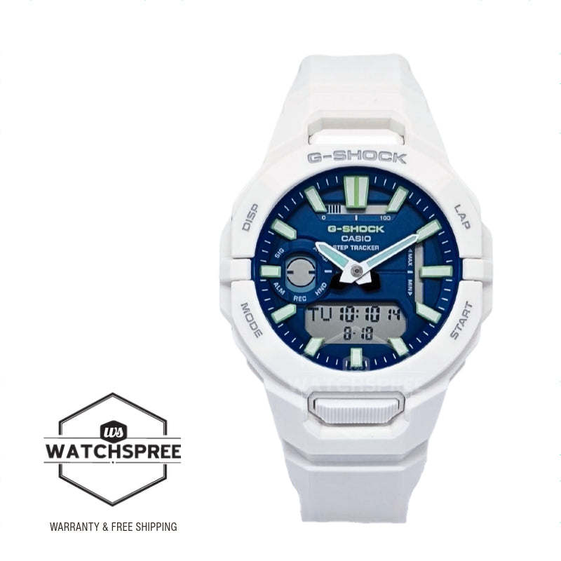 Casio G-Shock GBA-950 Lineup G-SQUAD Bluetooth¶¸ Dual Time Bio-Based White Resin Band Watch GBA950-7A2 GBA-950-7A2